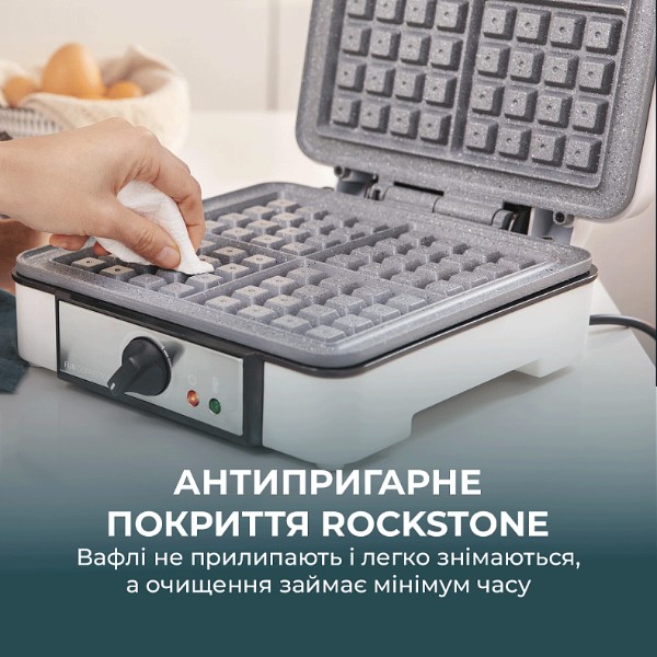 Фото - Вафельниця Cecotec Fun Gofrestone 4Inox (CCTC-08017)